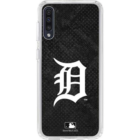 MLB Detroit Tigers Dark Wash Galaxy A50 Clear Case