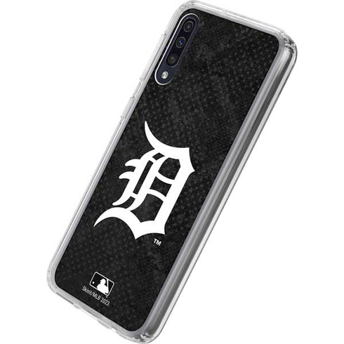 MLB Detroit Tigers Dark Wash Galaxy A50 Clear Case