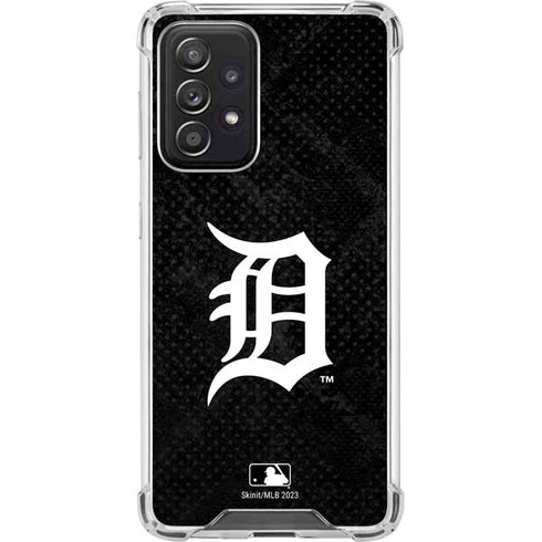 MLB Detroit Tigers Dark Wash Galaxy A52 5G Clear Case