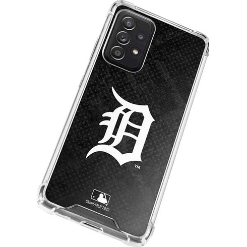 MLB Detroit Tigers Dark Wash Galaxy A52 5G Clear Case
