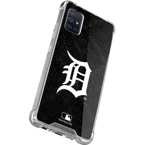 MLB Detroit Tigers Dark Wash Galaxy A71 5G Clear Case