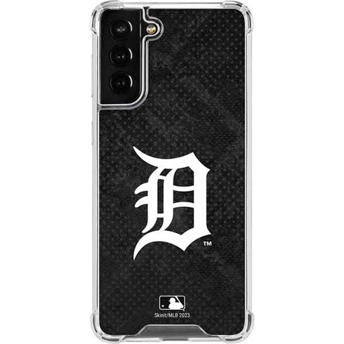 MLB Detroit Tigers Dark Wash Galaxy S21 FE Clear Case