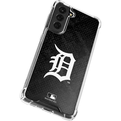MLB Detroit Tigers Dark Wash Galaxy S21 FE Clear Case