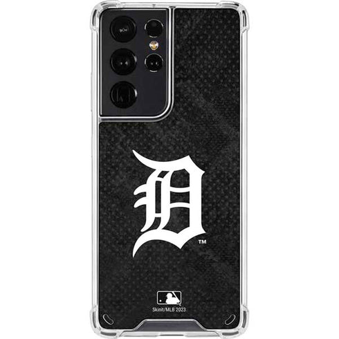 MLB Detroit Tigers Dark Wash Galaxy S21 Ultra 5G Clear Case