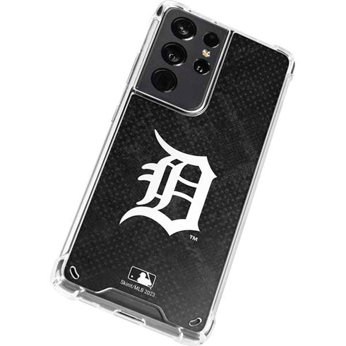 MLB Detroit Tigers Dark Wash Galaxy S21 Ultra 5G Clear Case