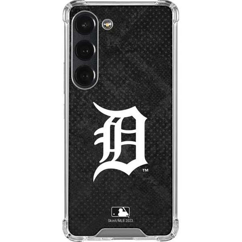 MLB Detroit Tigers Dark Wash Galaxy S23 Clear Case