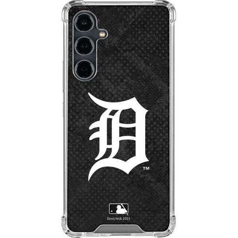 MLB Detroit Tigers Dark Wash Galaxy S23 FE Clear Case