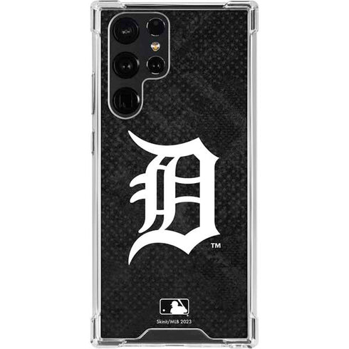 MLB Detroit Tigers Dark Wash Galaxy S24 Ultra Clear Case
