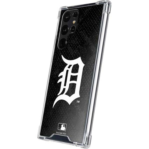 MLB Detroit Tigers Dark Wash Galaxy S24 Ultra Clear Case