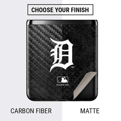 MLB Detroit Tigers Dark Wash Galaxy Z Flip Skin