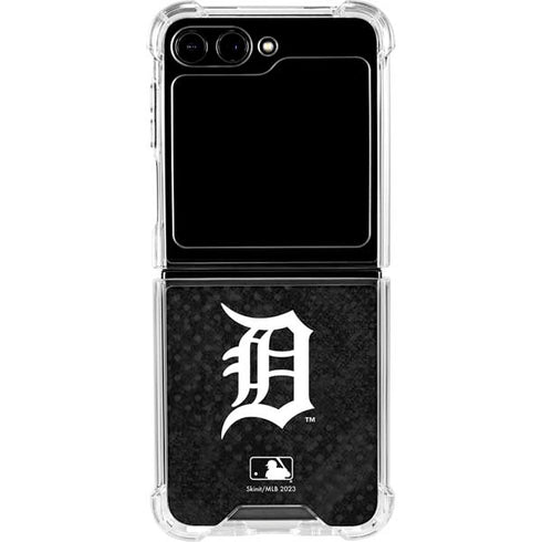 MLB Detroit Tigers Dark Wash Galaxy Z Flip5 5G Clear Case