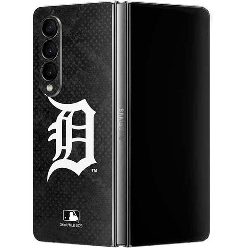 MLB Detroit Tigers Dark Wash Galaxy Z Fold4 5G Skin