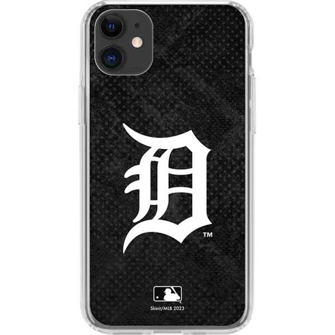 MLB Detroit Tigers Dark Wash iPhone 11 Clear Case