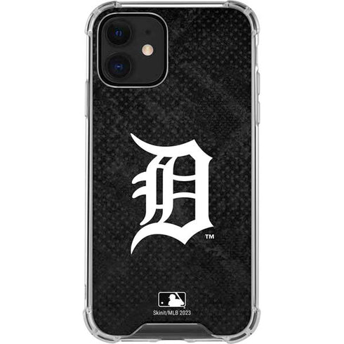 MLB Detroit Tigers Dark Wash iPhone 12 Mini Clear Case