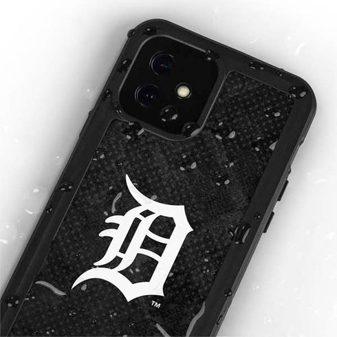 MLB Detroit Tigers Dark Wash iPhone 12 Mini Waterproof Case