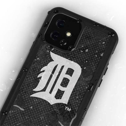 MLB Detroit Tigers Dark Wash iPhone 12 Waterproof Case
