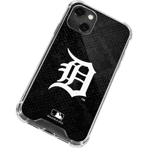 MLB Detroit Tigers Dark Wash iPhone 14 Plus Clear Case