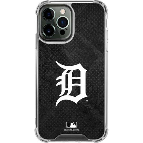 MLB Detroit Tigers Dark Wash iPhone 15 Pro Max Clear Case