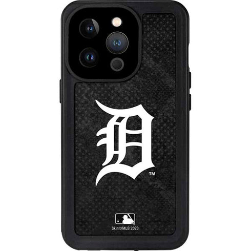 MLB Detroit Tigers Dark Wash iPhone 14 Pro Waterproof Case