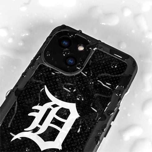 MLB Detroit Tigers Dark Wash iPhone 15 Waterproof Case
