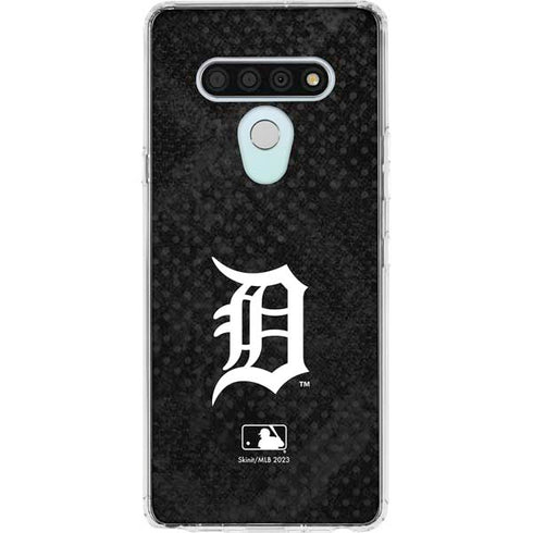 MLB Detroit Tigers Dark Wash LG Stylo 6 Clear Case