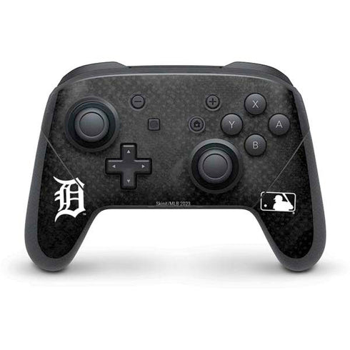MLB Detroit Tigers Dark Wash Nintendo Switch Pro Controller Skin