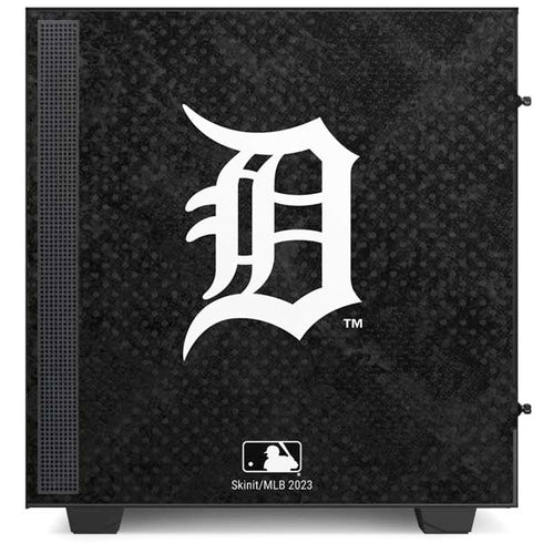 MLB Detroit Tigers Dark Wash NZXT H510 Compact ATX Mid-Tower Case Skin