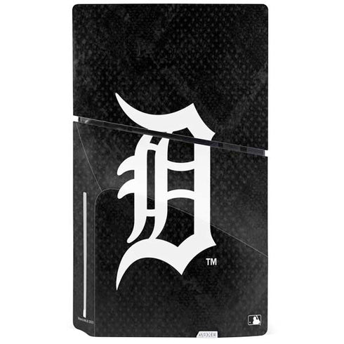 MLB Detroit Tigers Dark Wash PS5 Slim Disk Console Skin