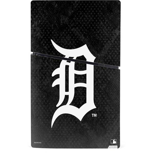 MLB Detroit Tigers Dark Wash PS5 Slim Digital Edition Bundle Skin