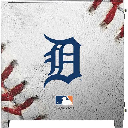 MLB Detroit Tigers Game Ball Corsair 4000D Tempered Glass Mid-Tower ATX Case Skin