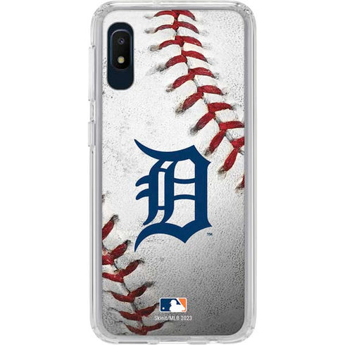 MLB Detroit Tigers Game Ball Galaxy A10e Clear Case