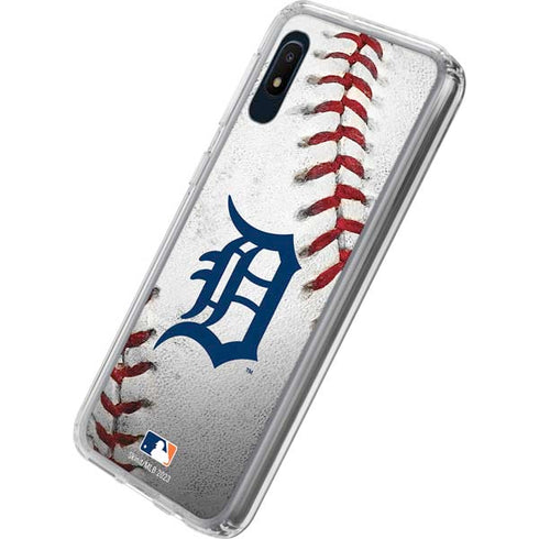 MLB Detroit Tigers Game Ball Galaxy A10e Clear Case