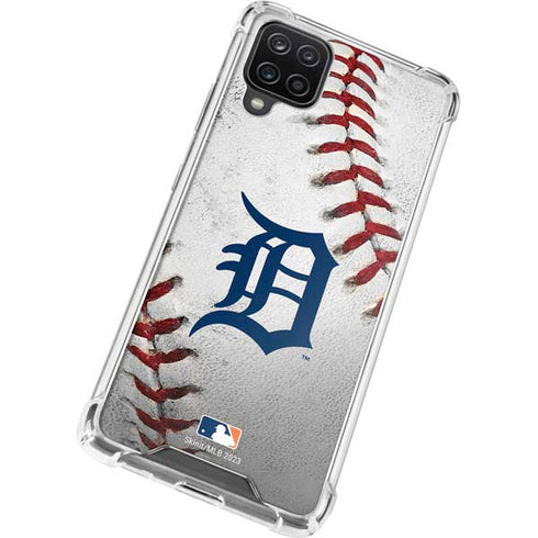 MLB Detroit Tigers Game Ball Galaxy A12 Clear Case