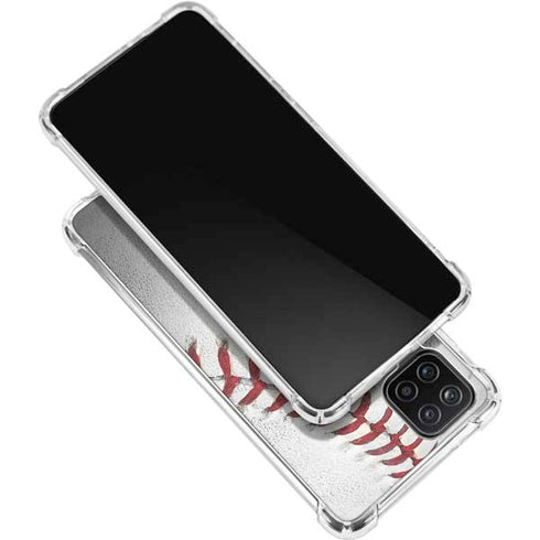 MLB Detroit Tigers Game Ball Galaxy A12 Clear Case