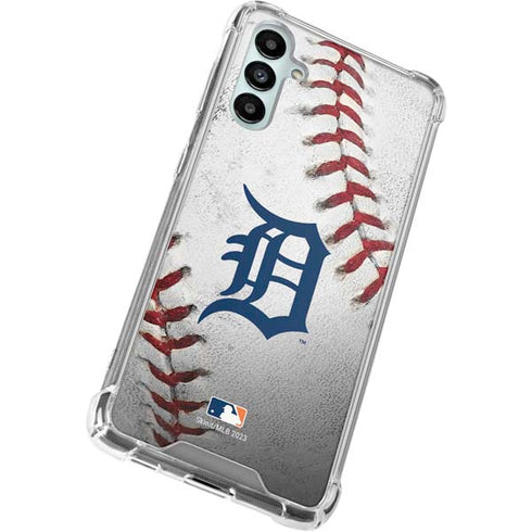 MLB Detroit Tigers Game Ball Galaxy A14 5G Clear Case