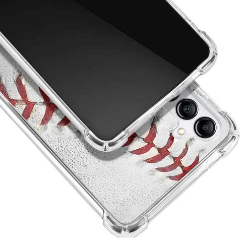 MLB Detroit Tigers Game Ball Galaxy A14 5G Clear Case