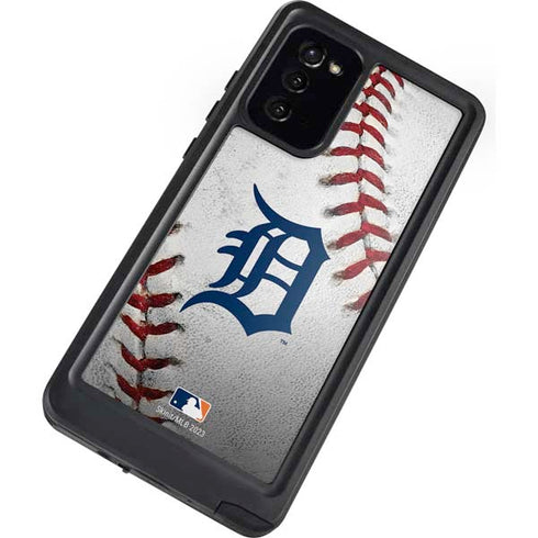MLB Detroit Tigers Game Ball Galaxy Note20 5G Waterproof Case