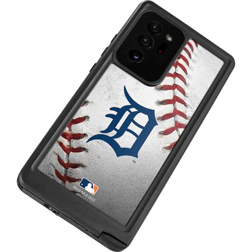 MLB Detroit Tigers Game Ball Galaxy Note20 Ultra 5G Waterproof Case