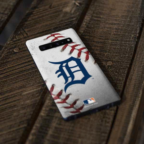 MLB Detroit Tigers Game Ball Galaxy S10 Plus Skin