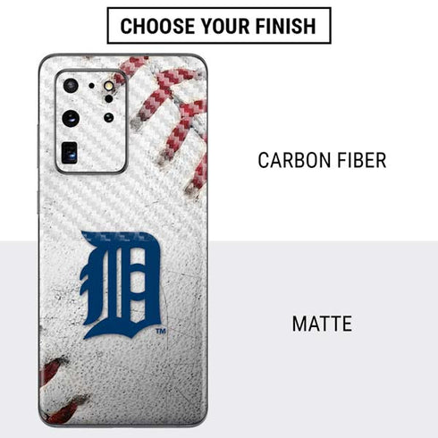 MLB Detroit Tigers Game Ball Galaxy S20 Ultra 5G Skin