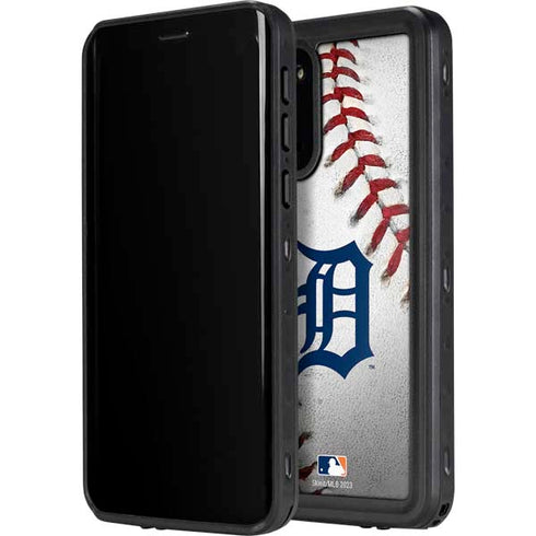 MLB Detroit Tigers Game Ball Galaxy S20 Waterproof Case