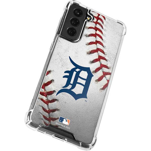 MLB Detroit Tigers Game Ball Galaxy S21 FE Clear Case