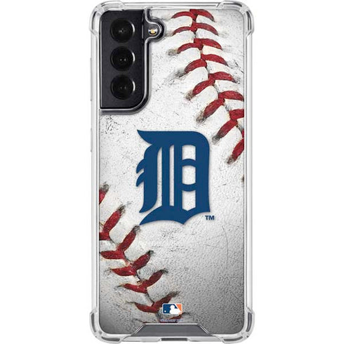 MLB Detroit Tigers Game Ball Galaxy S22 Clear Case