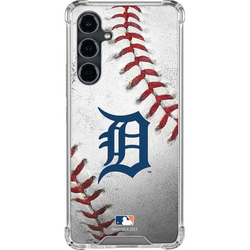 MLB Detroit Tigers Game Ball Galaxy S23 FE Clear Case