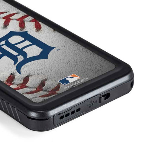 MLB Detroit Tigers Game Ball Galaxy S23 Plus Waterproof Case