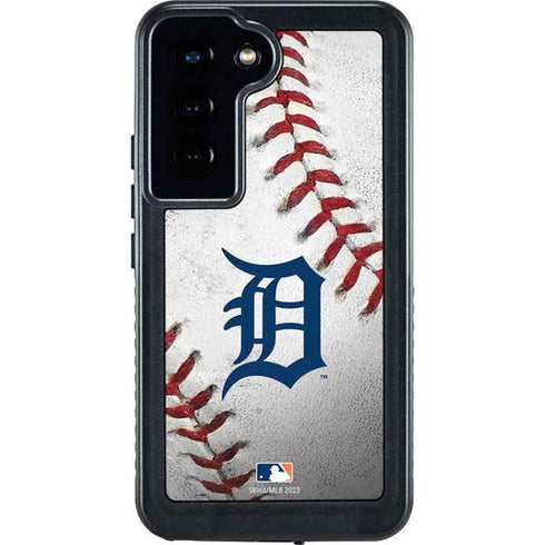 MLB Detroit Tigers Game Ball Galaxy S23 Waterproof Case
