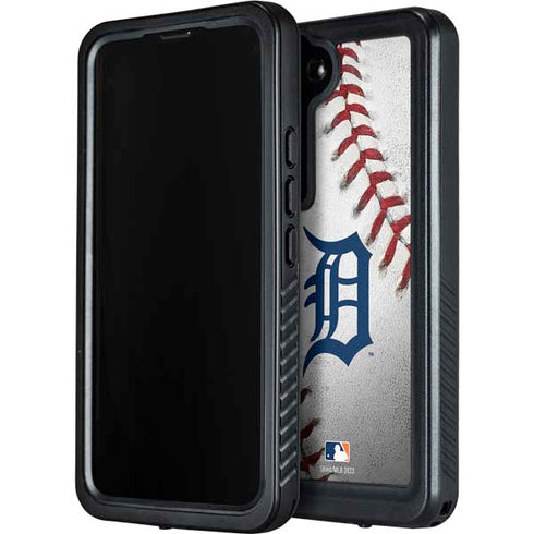MLB Detroit Tigers Game Ball Galaxy S23 Waterproof Case