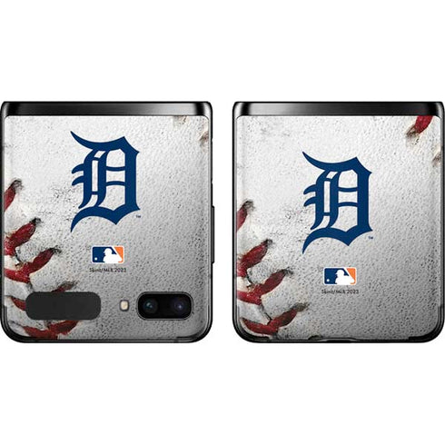 MLB Detroit Tigers Game Ball Galaxy Z Flip Skin