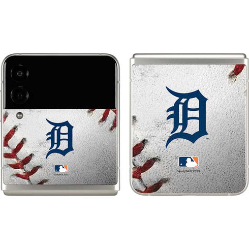MLB Detroit Tigers Game Ball Galaxy Z Flip3 5G Skin