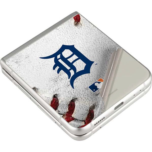 MLB Detroit Tigers Game Ball Galaxy Z Flip3 5G Skin